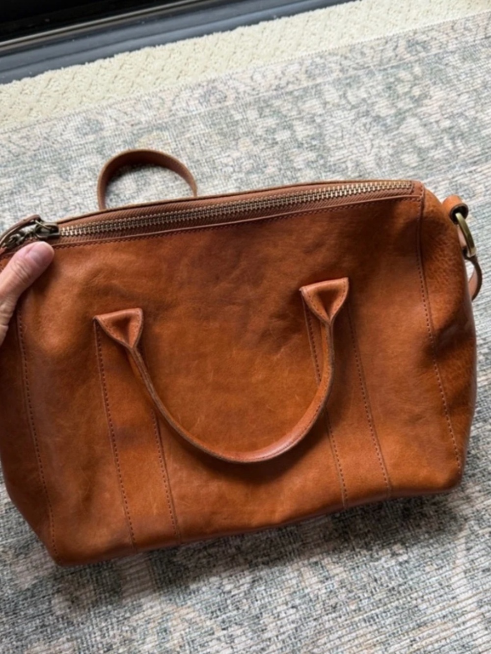 Madewell Prague Leather Crossbody Satchel - Picture 3 of 8